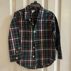 Toddler Baby Gap Plaid Button Up 4